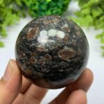 325g Beautiful Astrophyllite Garnet Sphere