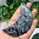 155g Top Quality Rainbow Larvikite Moon