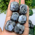 Beautiful Rainbow Larvikite Tumble Stone