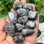 190g Beautiful Rainbow Larvikite Tumble Stone
