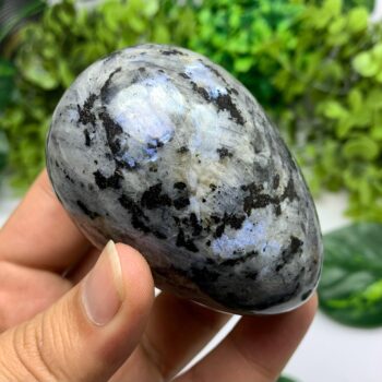 275g Best Quality Rainbow Grey Larvikite Egg, Larvikite Egg, Larvikite Polished Egg, Larvikite Stone Egg, Blue Larvikite, Larvikite Stone