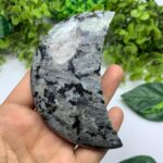 180g Best Quality Rainbow Larvikite Moon