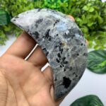 180g Best Quality Rainbow Larvikite Moon