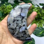 165g Beautiful Rainbow Larvikite Moon