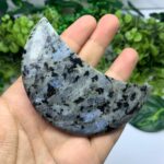 142g Beautiful Rainbow Larvikite Moon
