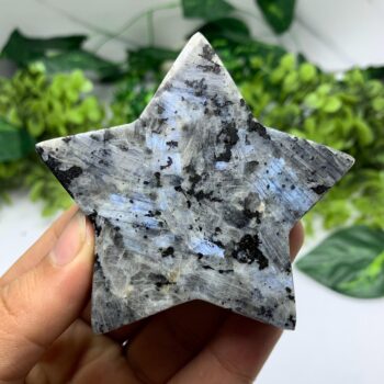 138g Top Quality Rainbow Larvikite Star, Larvikite Stone Star, Larvikite Stone, Larvikite Crystal Star, Polished Larvikite Star, Larvikite