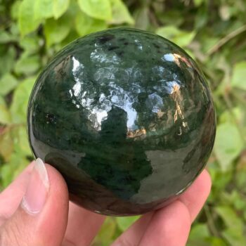 525g Best Quality Green Nephrite Jade, Nephrite Jade, Nephrite Sphere, Nephrite Jade Sphere, Jade Sphere, Nephrite Ball, Nephrite Jade Ball