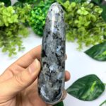 245g Beautiful Rainbow Larvikite Wand