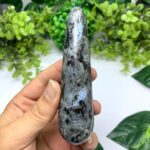 168g Beautiful Rainbow Larvikite Wand