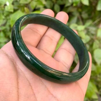 Top Quality Beautiful Green Nephrite Jade Bangle, Nephrite Jade Bangle, Jade Bangle, Nephrite Bangle, Jade Stone Bangle, Nephrite Jade