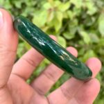 Top Quality Beautiful Green Nephrite Jade Bangle