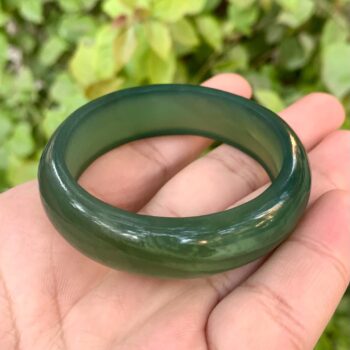 Best Quality Small Green Transparent Serpentine Bangle