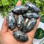 Beautiful Rainbow Larvikite Crystal Massage Wand