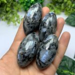 Beautiful Rainbow Larvikite Crystal Massage Wand
