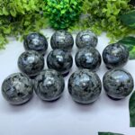 Beautiful Rainbow Larvikite Sphere