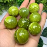 Best Quality Small Green Serpentine Sphere