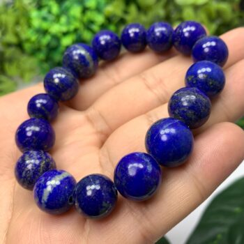 54g Beautiful Lapis Lazuli Bracelet, Lapis Beads Bracelet, Lapis Round Beads Bracelet, Lapis Large Beads Bracelet, Lapis Bracelet, Lapis