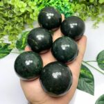 Beautiful Green Serpentine Sphere