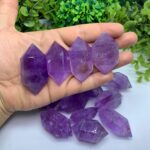 Beautiful Top Quality Transparent Purple Amethyst Double Terminated Points, Amethyst Points, Amethyst Crystal, Amethyst Crystals, Amethyst