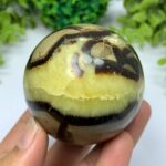 385g Beautiful Septarian Sphere