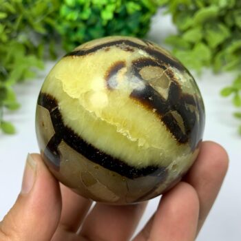 385g Beautiful Septarian Sphere