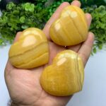 Beautiful Best Quality Orange Calcite Heart