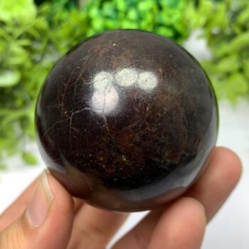 460g Beautiful Almandine Garnet Sphere, Almandine Red Garnet Sphere, Almandine Garnet Crystal Sphere, Almandine Garnet Crystal Ball, Garnet