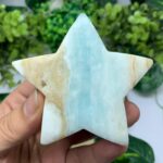 145g Beautiful Caribbean Calcite Star