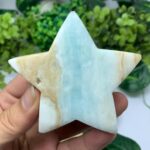 145g Beautiful Caribbean Calcite Star