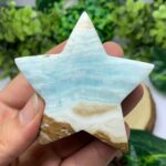 115g Beautiful Caribbean Calcite Star