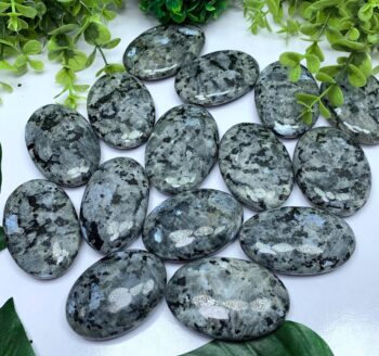 Beautiful Rainbow Larvikite Palm Stone, Larvikite Palmstone, Larvikite Stone, Larvikite Crystal Palm Stones, Polished Larvikite Palm Stones
