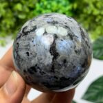 310g Best Quality Rainbow Grey Larvikite Sphere