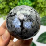 310g Best Quality Rainbow Grey Larvikite Sphere