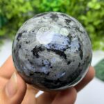 330g Top Quality Rainbow Grey Larvikite Sphere