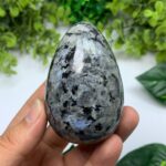 260g Best Quality Rainbow Grey Larvikite Egg