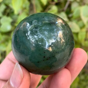 185g Beautiful Green Nephrite Jade, Nephrite Jade, Nephrite Sphere, Nephrite Jade Sphere, Jade Sphere, Nephrite Ball, Nephrite Jade Ball