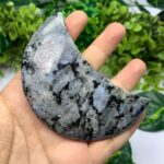 165g Beautiful Rainbow Larvikite Moon