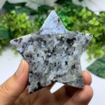 138g Top Quality Rainbow Larvikite Star