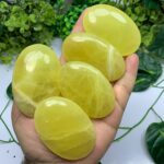 Beautiful Lemon Calcite, Lemon Calcite Palm Stone, Lemon Calcite Palms, Lemon Calcite, Calcite Palm Stone, Calcite Palm Stones, Calcite