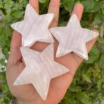 Beautiful UV-Reactive Pink Mangano Calcite Star