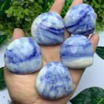 Beautiful Blue Afghanite Pear Shape Palm