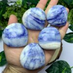 Beautiful Blue Afghanite Pear Shape Palm