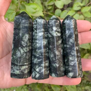 Beautiful Green Serpentine Tower, Serpentine Tower, Serpentine Towers, Serpentine Obelisks, Green Serpentine Obelisks, Serpentine Stone