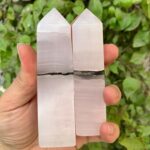 Best Quality UV-Reactive Pink Mangano Calcite Tower
