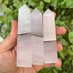 Best Quality UV-Reactive Pink Mangano Calcite Tower