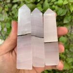 Best Quality UV-Reactive Pink Mangano Calcite Tower