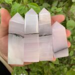 Best Quality UV-Reactive Pink Mangano Calcite Tower