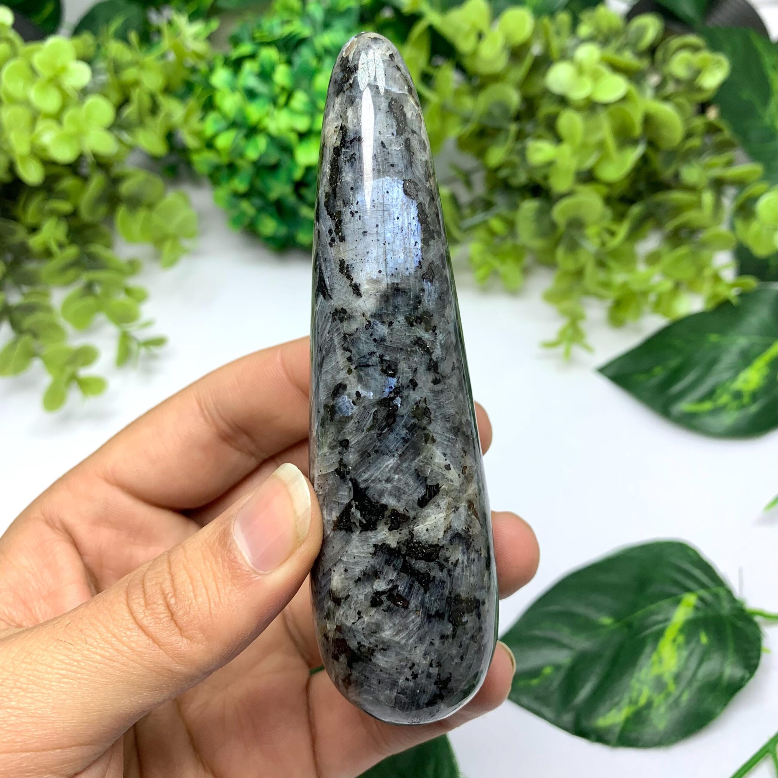 Larvikite Stone Wand Larvikite Stone Wand