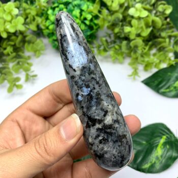170g Beautiful Rainbow Larvikite Wand, Larvikite Stone Wand, Larvikite Stone, Larvikite Crystal Wand, Polished Larvikite Wand, Larvikite