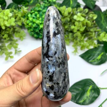 210g Beautiful Rainbow Larvikite Wand, Larvikite Stone Wand, Larvikite Stone, Larvikite Crystal Wand, Polished Larvikite Wand, Larvikite